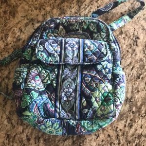 Small Vera Bradley backpack Rhythm & Blues pattern